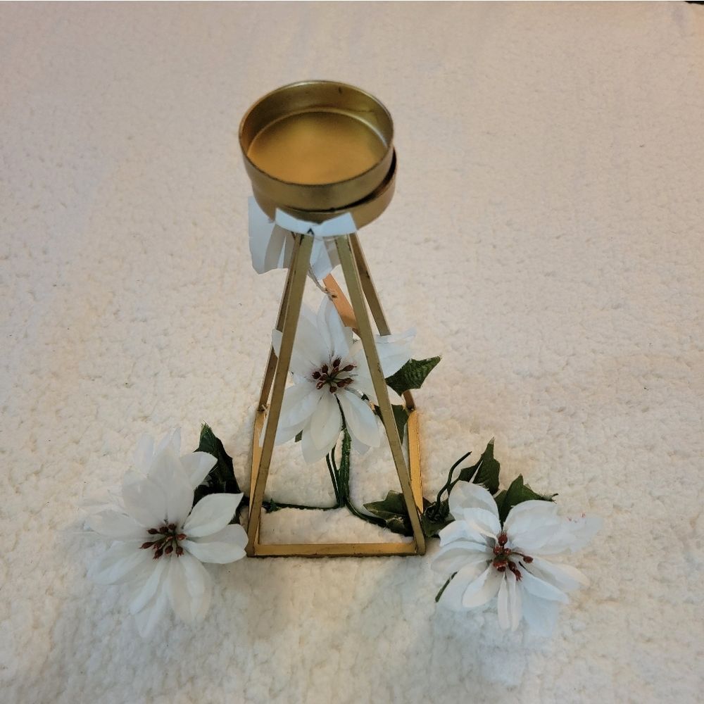 🆕️🕯Gold Geometric Candle Holder